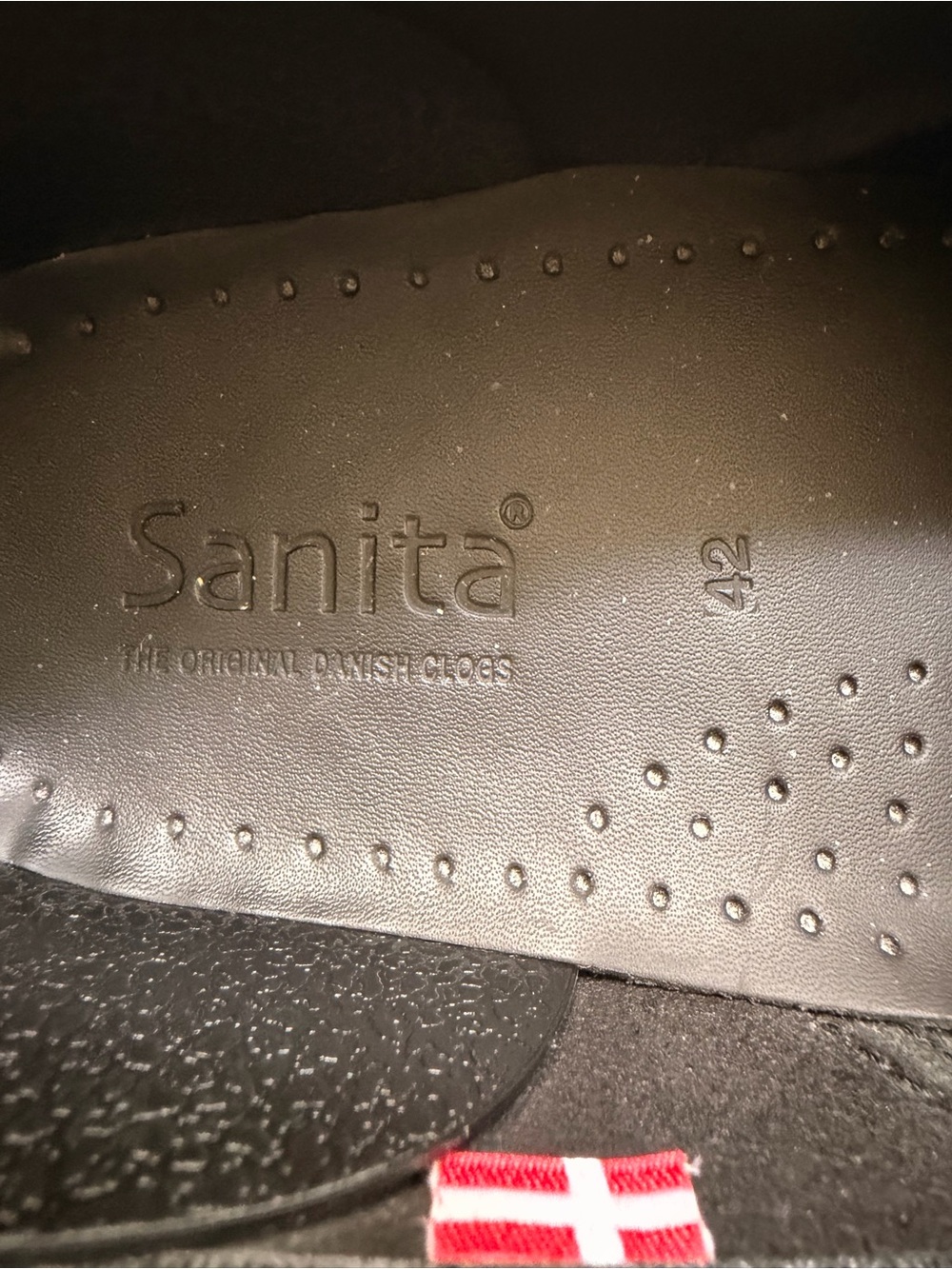 Sanita Original Danish Brown Leather Clogs EU 42 US 11.5 - Picture 8 of 10